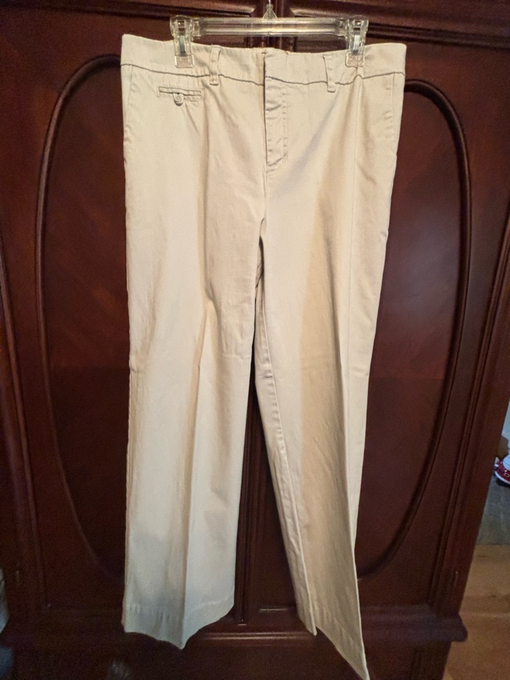Merona Beige Straight-Leg Trousers